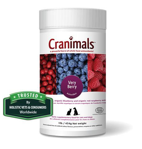 Cranimals Very Berry Antioxidant Pet Supplement 454 G/ 1 Lb Jar