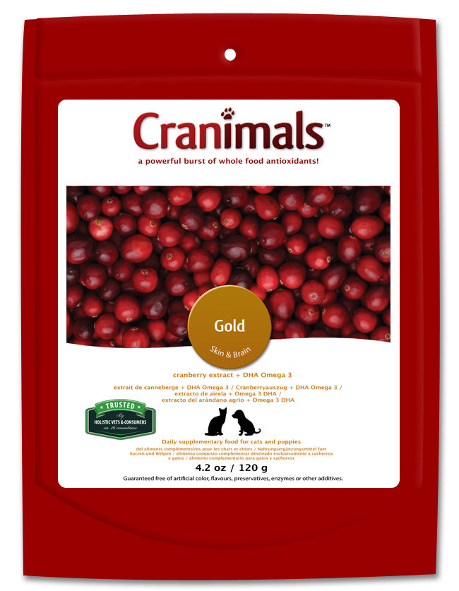 Cranimals Gold Puppy and Cat Supplement 120 G/4.2 Oz Bag
