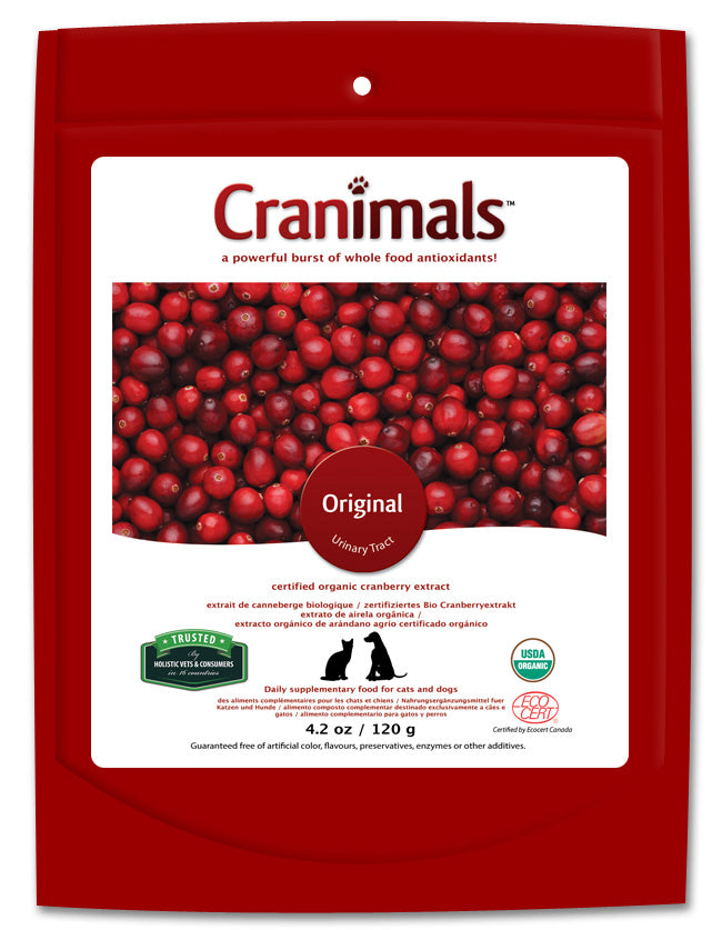 Cranimals Original Urinary Tract Pet Supplement 120 G/4.2 Oz Bag