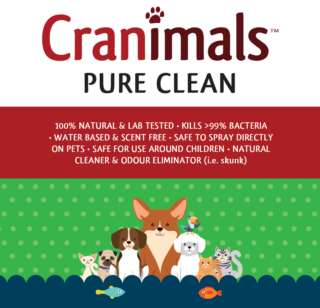 Cranimals Pure Clean Sanitizer Cleaner and Deodorizer for Pets