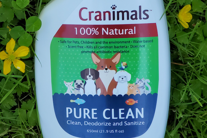 Cranimals Pure Clean 100% Natural Antibacterial Sanitizer and Cleaner