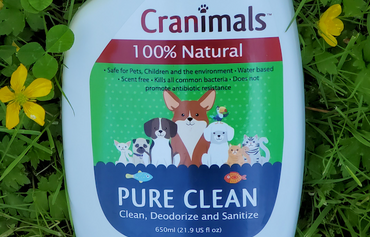Cranimals Pure Clean 100% Natural Antibacterial Sanitizer and Cleaner